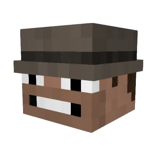 walus222 Minecraft avatar head, 3D render