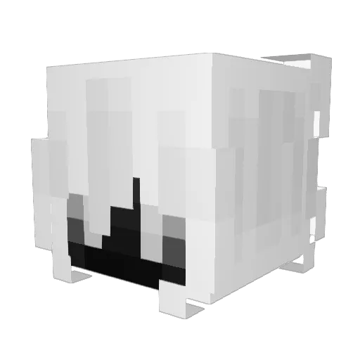wamt Minecraft avatar head, 3D render