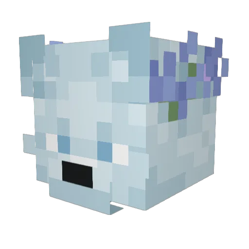 wandering_astra Minecraft avatar head, 3D render