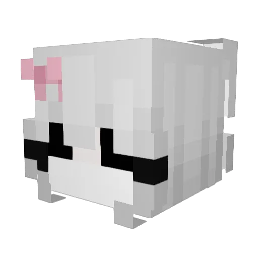 wanderlove Minecraft avatar head, 3D render