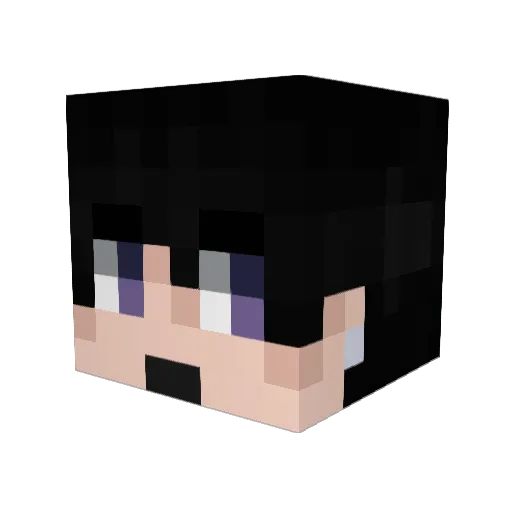 waneeeeeeeeeeee Minecraft avatar head, 3D render