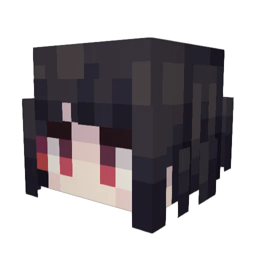 wangchen12123 Minecraft avatar head, 3D render