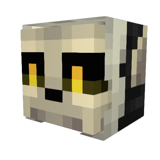 wangerr Minecraft avatar head, 3D render