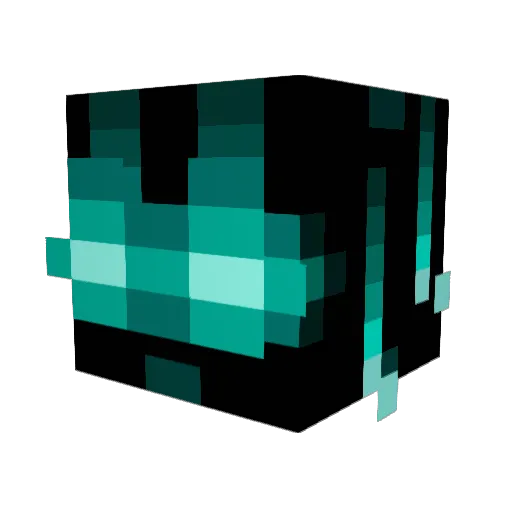 wantzzit Minecraft avatar head, 3D render