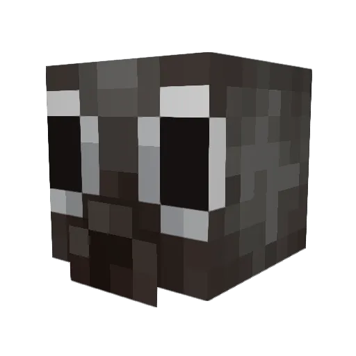 warbie Minecraft avatar head, 3D render