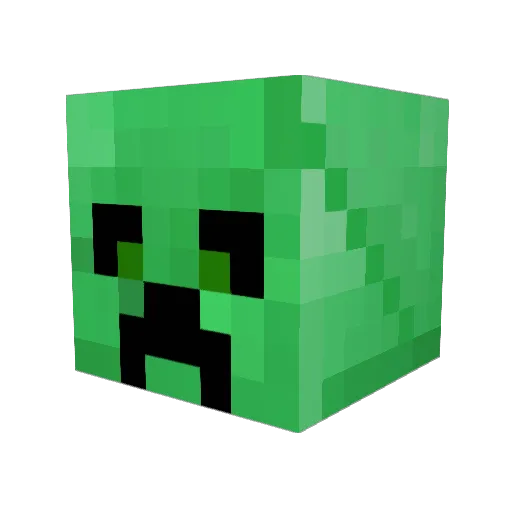 warck0721 Minecraft avatar head, 3D render