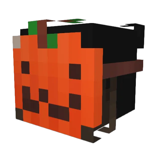 wardenscape Minecraft avatar head, 3D render