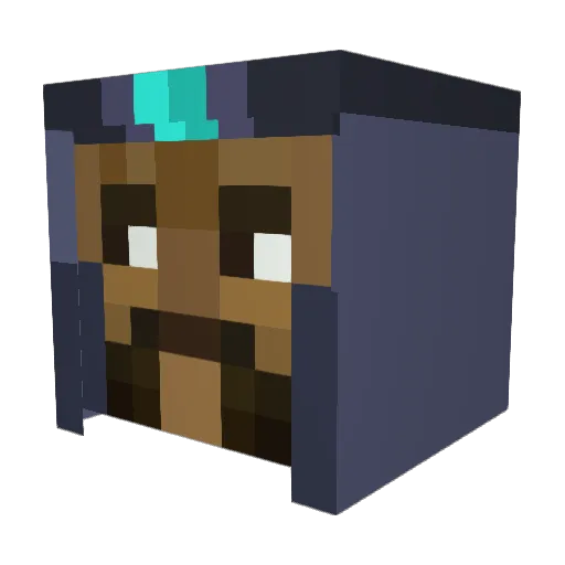 wargamer21 Minecraft avatar head, 3D render