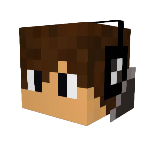 warhawk106 Minecraft avatar head, 3D render