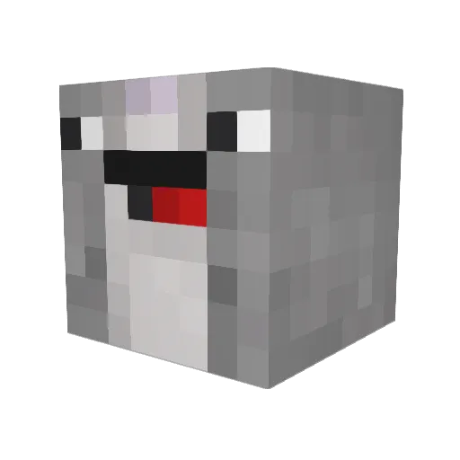 warhead2111 Minecraft avatar head, 3D render