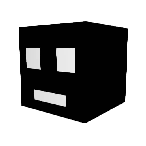 waribashi_1 Minecraft avatar head, 3D render