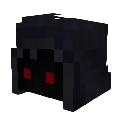 warin9876 Minecraft avatar head, 3D render