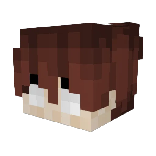 warkels Minecraft avatar head, 3D render