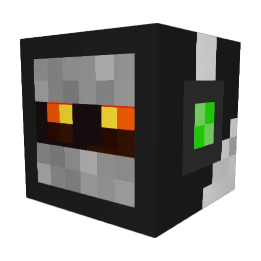 warkid20k10 Minecraft avatar head, 3D render