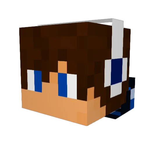 warlionPvP Minecraft avatar head, 3D render
