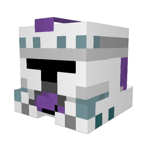 warlord20 Minecraft avatar head, 3D render