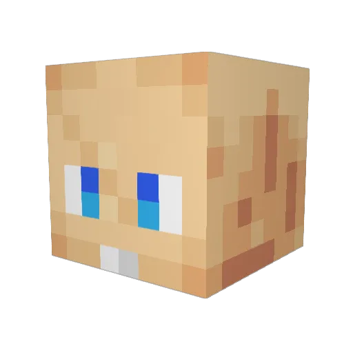 warmachine4567 Minecraft avatar head, 3D render