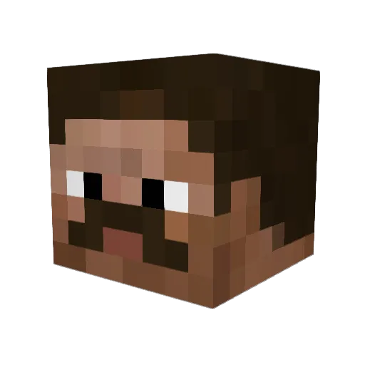 warmaster Minecraft avatar head, 3D render