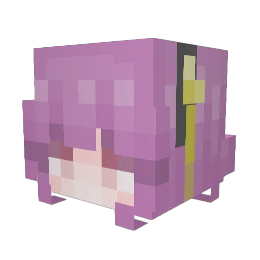 warmdarksea Minecraft avatar head, 3D render