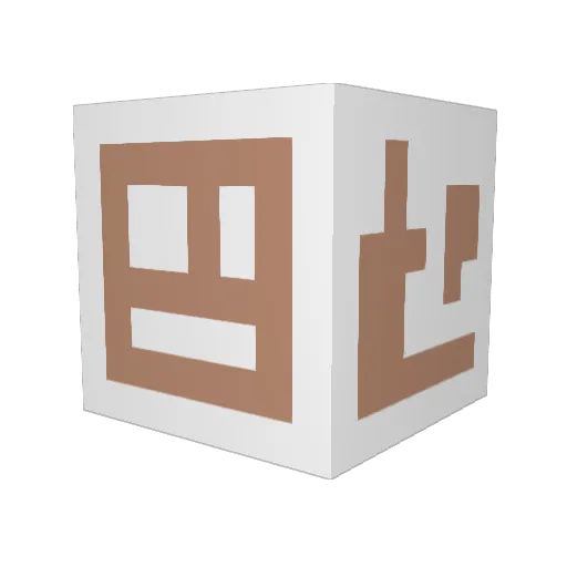 warmplace_ Minecraft avatar head, 3D render