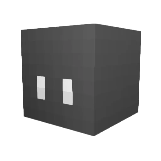 warpepito Minecraft avatar head, 3D render