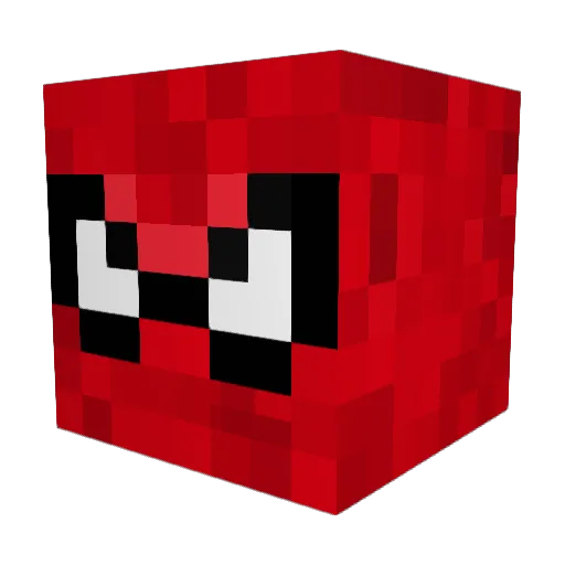 warpsidey Minecraft avatar head, 3D render