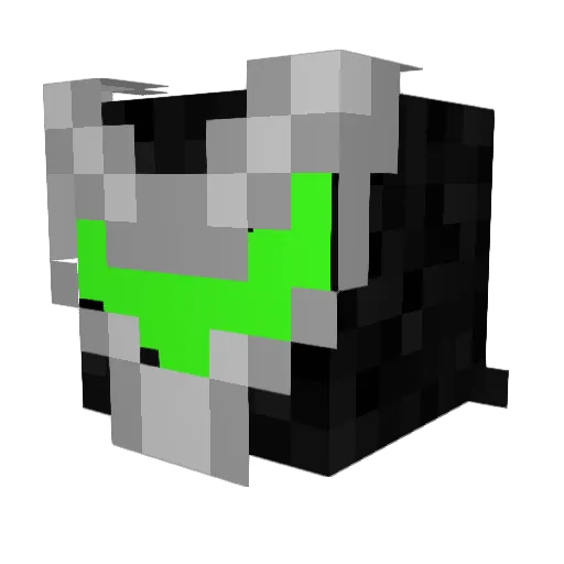 warrenatorr Minecraft avatar head, 3D render