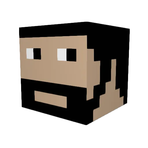 warrior_moose13 Minecraft avatar head, 3D render