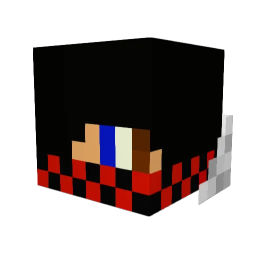 warrioroskilz Minecraft avatar head, 3D render