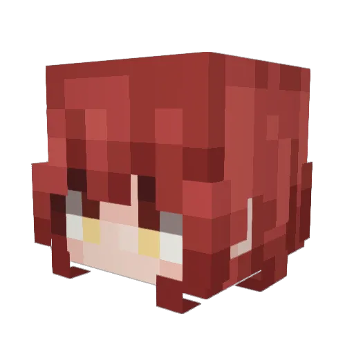 warsdevil Minecraft avatar head, 3D render