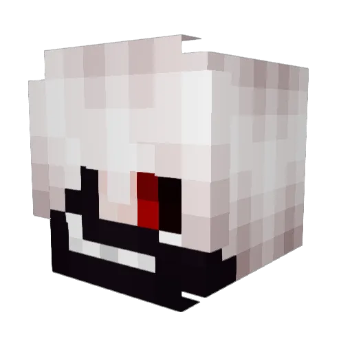 warsquil Minecraft avatar head, 3D render