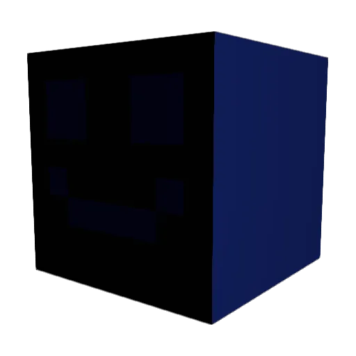 wartoko Minecraft avatar head, 3D render