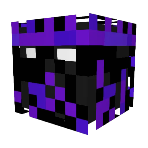 wartyasteroid Minecraft avatar head, 3D render