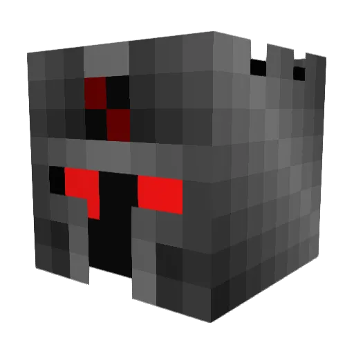 warywary Minecraft avatar head, 3D render