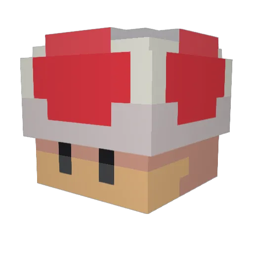 warzywko13 Minecraft avatar head, 3D render