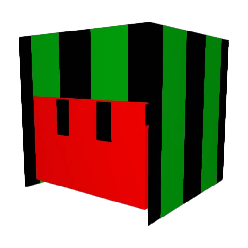 wasabi9890 Minecraft avatar head, 3D render