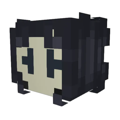 wasdbooooooy Minecraft avatar head, 3D render