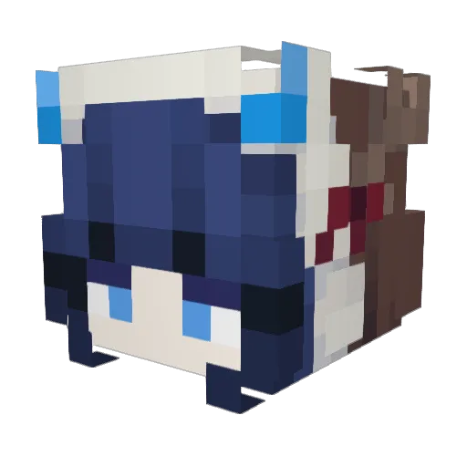 wasdgjigsd Minecraft avatar head, 3D render