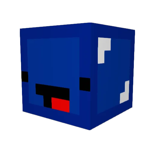wasdorjoycon Minecraft avatar head, 3D render