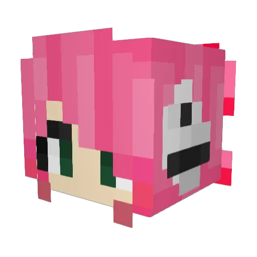 waseem2k Minecraft avatar head, 3D render