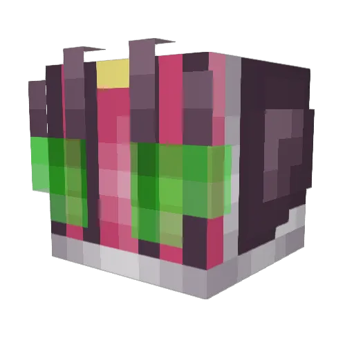 waslar Minecraft avatar head, 3D render