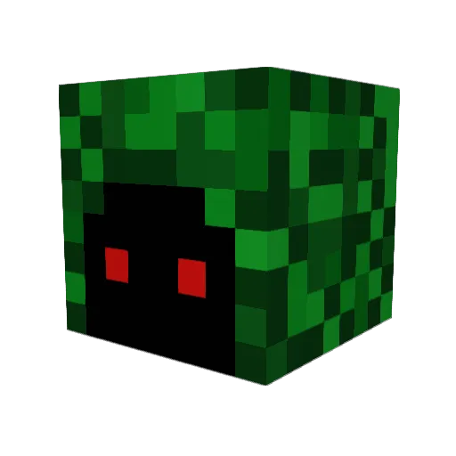 wasneeplus668 Minecraft avatar head, 3D render