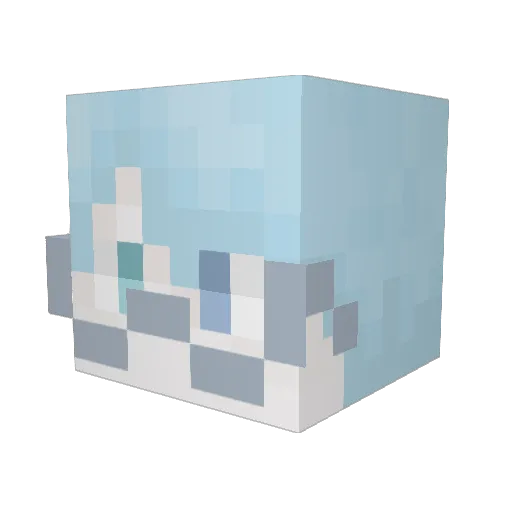wataame0810 Minecraft avatar head, 3D render