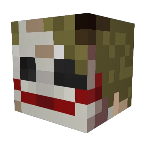 watafoyodaughta Minecraft avatar head, 3D render