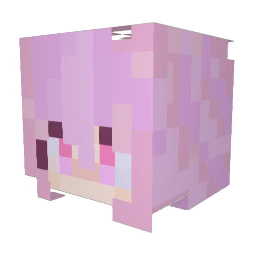watan35 Minecraft avatar head, 3D render