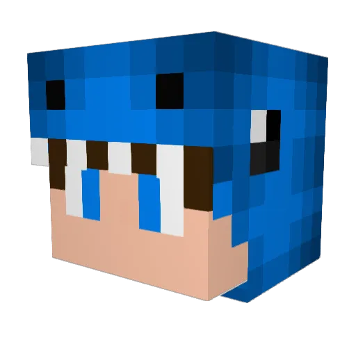 wataru0615 Minecraft avatar head, 3D render
