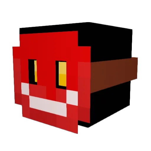 watch_watcher Minecraft avatar head, 3D render