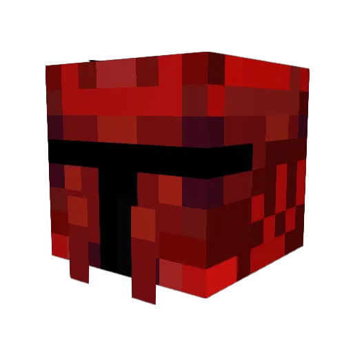 watchdogBC Minecraft avatar head, 3D render