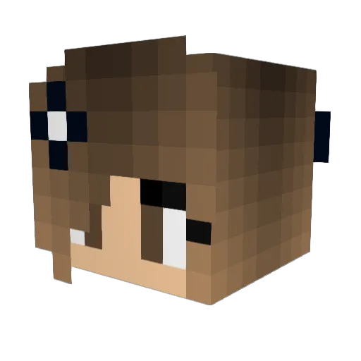 watchdoggg Minecraft avatar head, 3D render