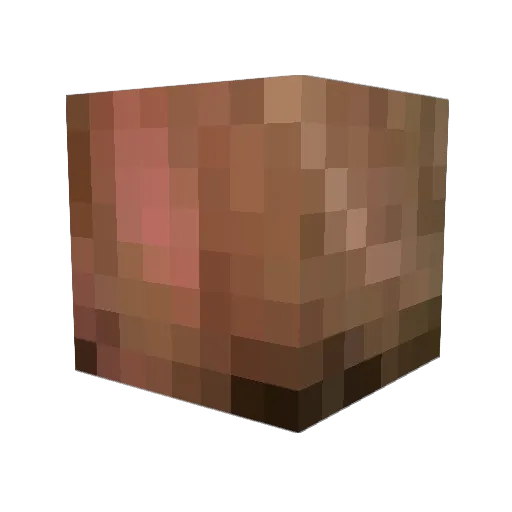 water6338 Minecraft avatar head, 3D render